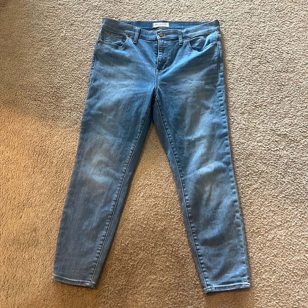 Madewell high riser crop jeans size 32